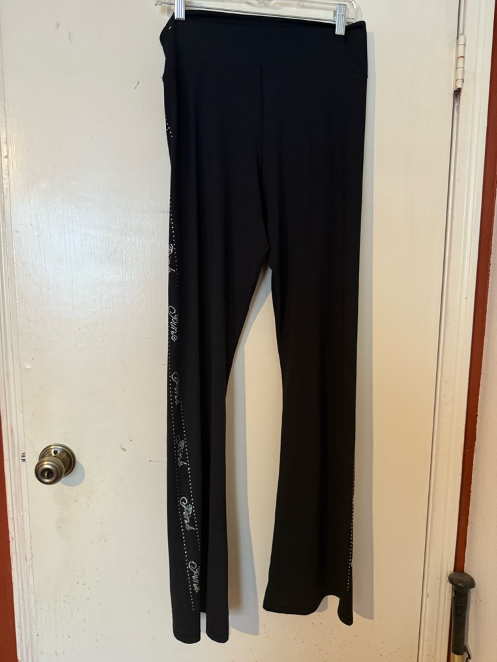 PINK Victoria's Secret Black Active Pants with Logo Tag